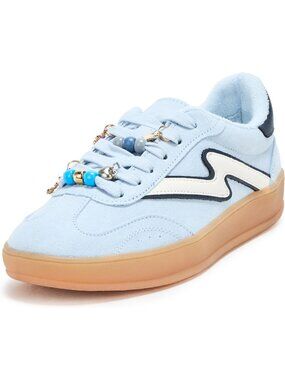 Women's Blue Mutli Giia Comfort Fashion Platform Outfit Sneaker Lace Up Shoes
